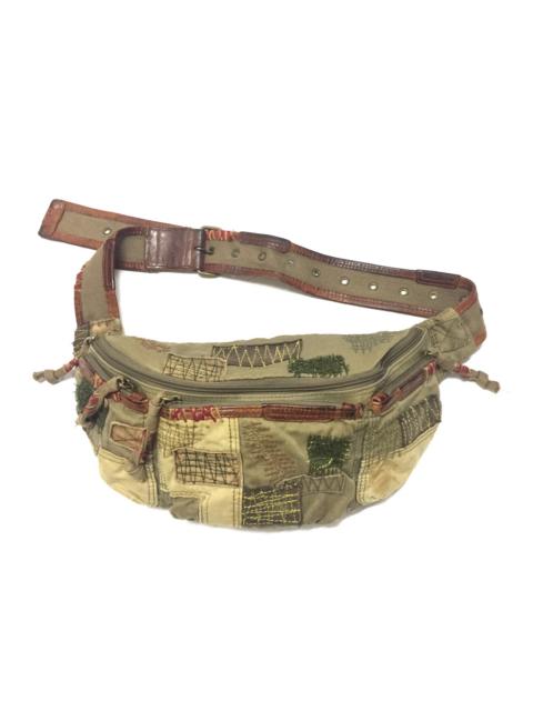 Other Designers Japanese Brand - Japanese brand sashiko boro waist bag