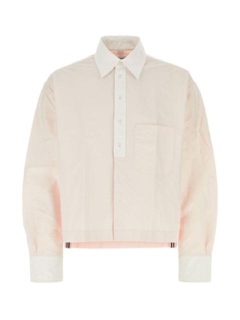 Thom Browne Man Pastel Pink Oxford Shirt