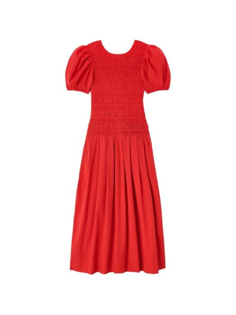 GANNI Ganni Women Organic Cotton Midi Dress