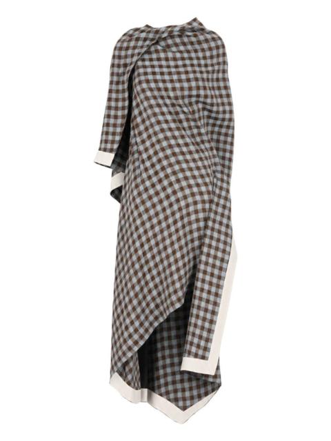 Loewe Loewe Women Dress In Viscose And Linen Blend