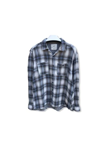Other Designers Dickies - Dickeis Checked Plaid Tartan Button Up Shirt