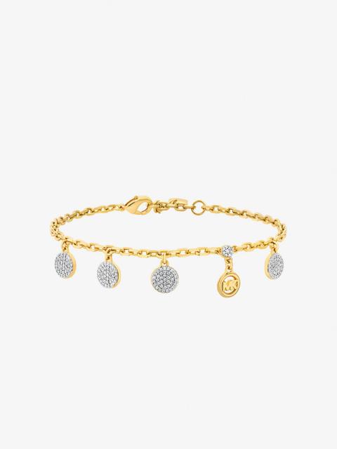 MICHAEL KORS Pavé Disk Charm Bracelet
