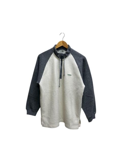 LACOSTE Vintage Lacoste Homewear Fleece Halfzipper Sweatshirt