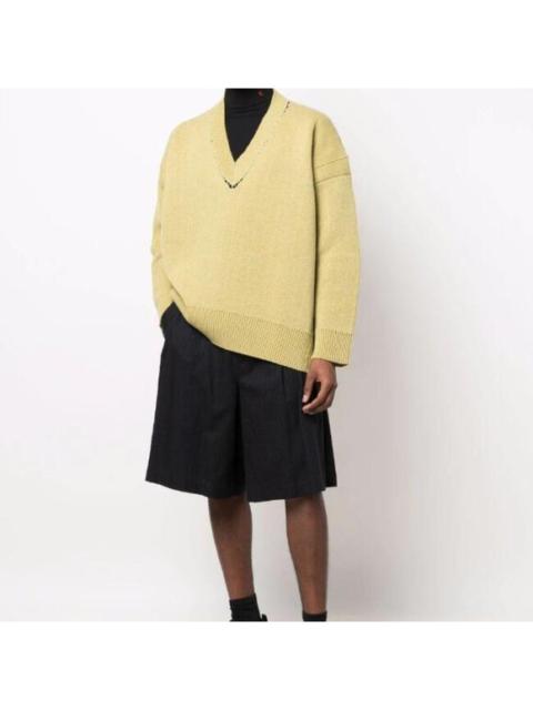 Raf Simons BNWT SS22 RAF SIMONS V NECK OVERSIZED SWEATER 1