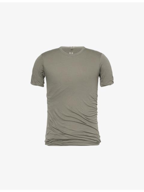 Rick Owens Double-Layer Short-Sleeve Cotton T-Shirt