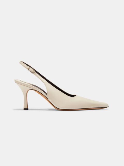 Emme Parsons ELANA HEEL IN IVORY NAPPA