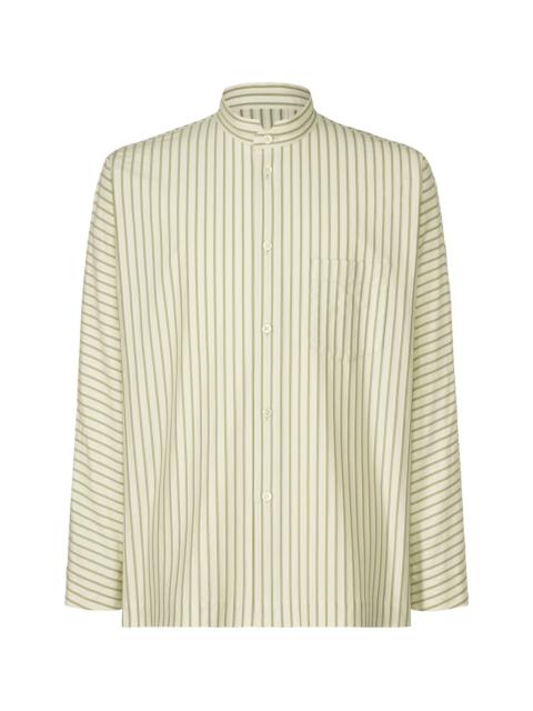 ISSEY MIYAKE STRIPE JERSEY SHIRT