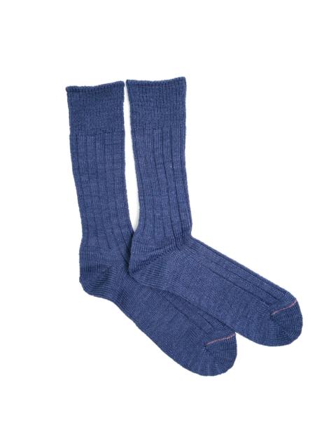 ROTOTO® R1645 Organic Cotton Socks - Medium Denim