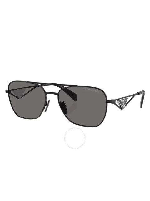 Prada Prada Polarized Grey Navigator Ladies Sunglasses PR A50S 1AB5Z1
