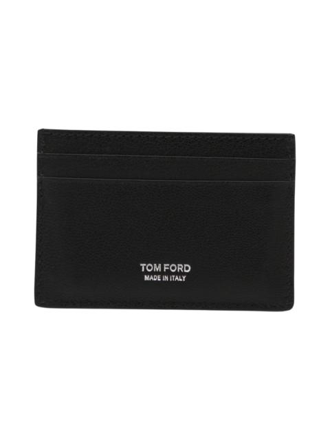 TOM FORD Black Leather Card Holder
