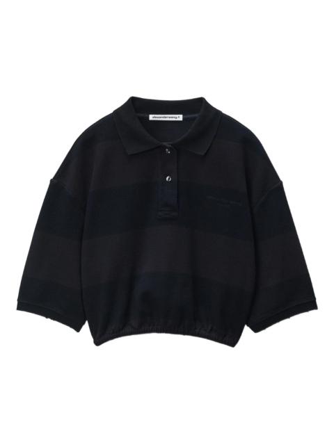 Alexander Wang Deconstructed Polo Shirt