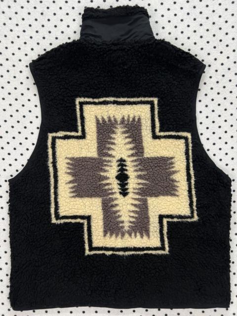 Other Designers Pendleton Native Jacquard Boa Fleece Vest