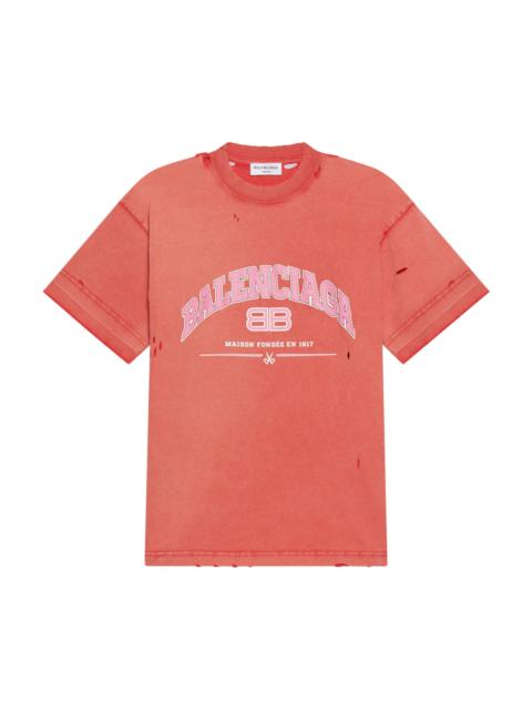BALENCIAGA Balenciaga Medium Fit T-Shirt 'Cardi Red/Orange/White'