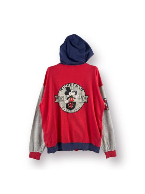 Other Designers Mickey Mouse - 🔥 90s MICKEY & Co WorldWide Style in The U.S hoodie zipper