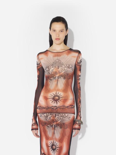 Jean Paul Gaultier RE-EDITION - THE SAFE SEX TATTOO TOP