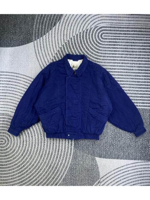 Other Designers Japanese Brand - Vtg Express Rally Dark Blue Bombers Jacket