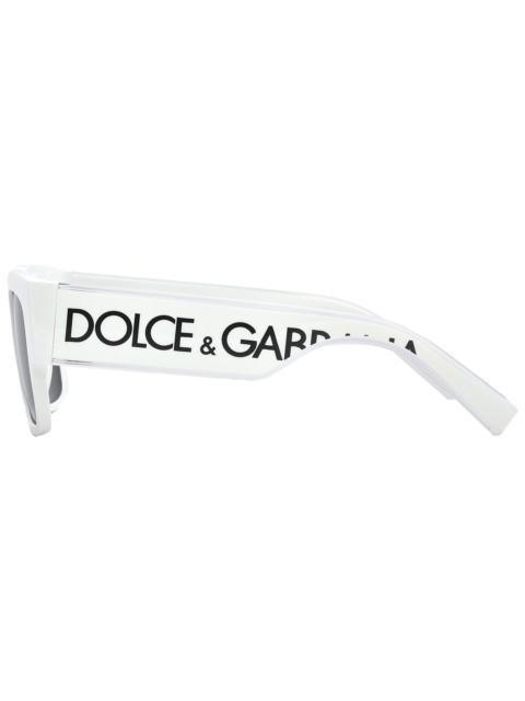 Dolce & Gabbana Dolce and Gabbana Dark Grey Square Men's Sunglasses DG6184 331287 52
