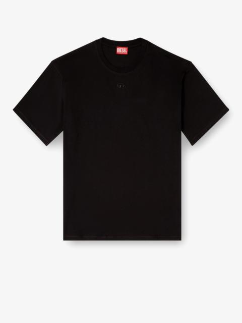 Diesel Diesel Men Cotton T-Shirt With Embroidered Logo On The Front
