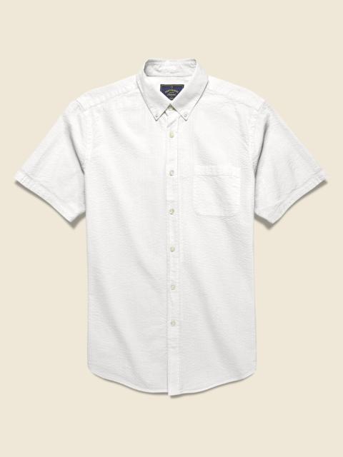 Portuguese Flannel Atlantico Seersucker Shirt - White