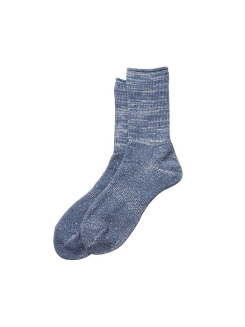 ROTOTO® Washi Pile Crew Socks Slate Blue