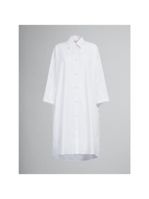 Marni Marni Women'S White Oversized Shirt Dress
