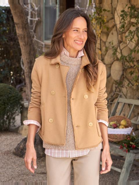 Frank & Eileen Cropped Sweatshirt Peacoat