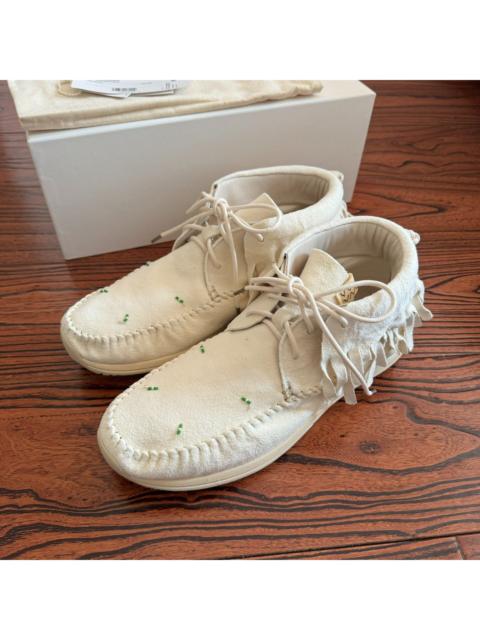visvim Visvim 23AW Aw Fbt Shaman Folk Fringe White Shoes