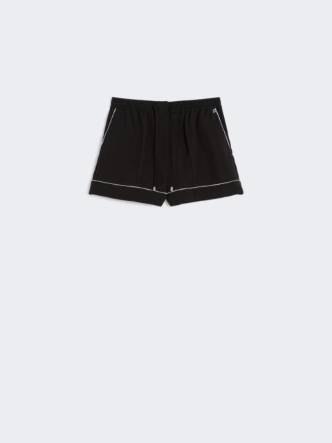 Sportmax Satin jogger shorts - black