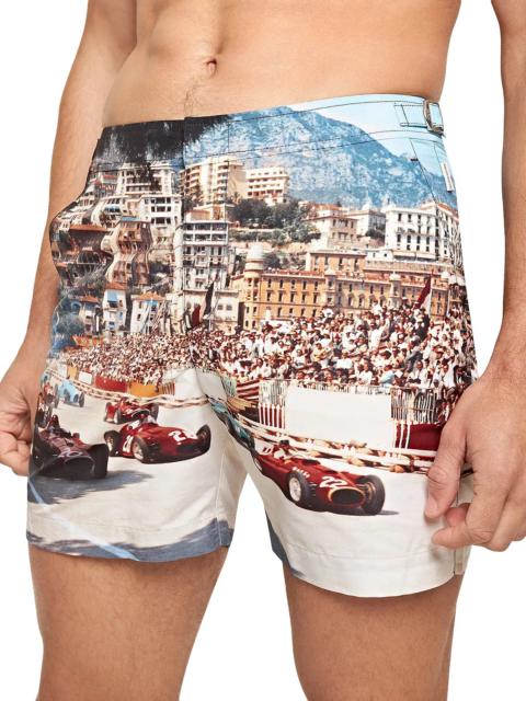 ORLEBAR BROWN Bulldog Photo Print Quick Dry Tailored Fit Swim Trunks