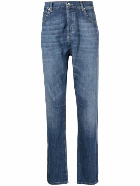 Brunello Cucinelli Brunello Cucinelli Men Straight-Leg Jeans With A Faded Effect