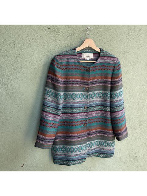 Other Designers Vintage Caman Button Ups Multicolor Wool Women Jacket Size M