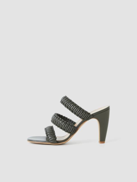 JOSEPH Noor Braided Leather High Heel Sandals