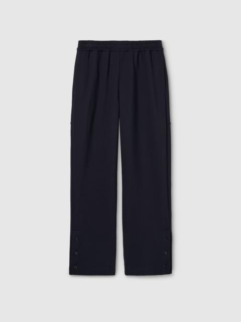 GUCCI Cotton jersey leisure pants with embroidery