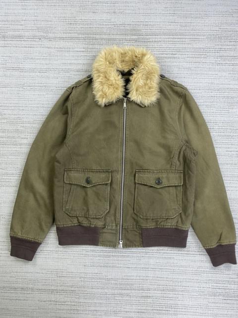 Other Designers If Six Was Nine × Takeo Kikuchi × Vintage - Vintage Takeo Kikuchi Japan Faux Fur Collar Jacket