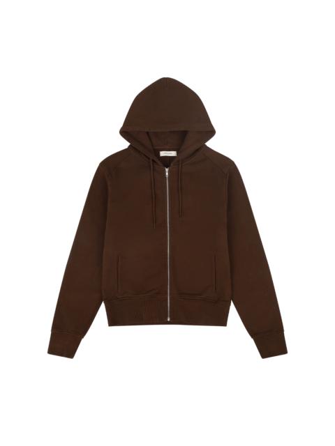 entire studios SLIM ZIP UP BRUNETTE