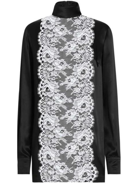 Dolce & Gabbana Dolce & Gabbana Women Blouse With Lace Appliqué