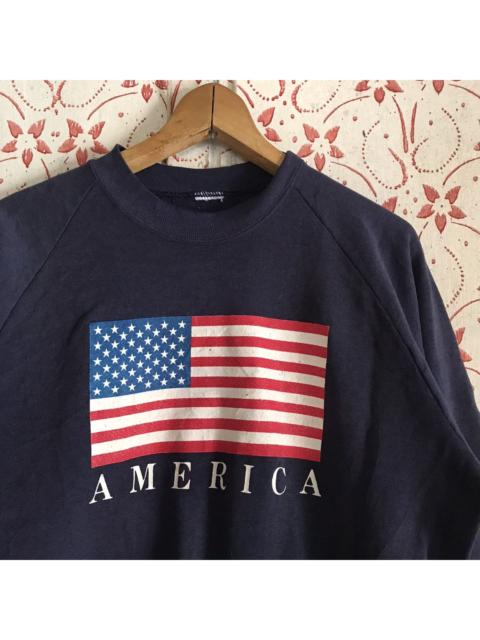 Other Designers Vintage America Flag Sweatshirt crewneck make America proud
