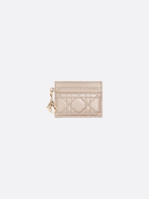 Dior Lady Dior Freesia Card Holder