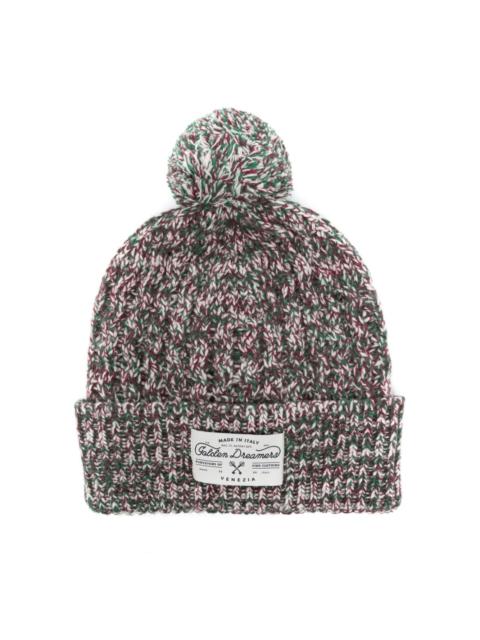 pompom wool beanie