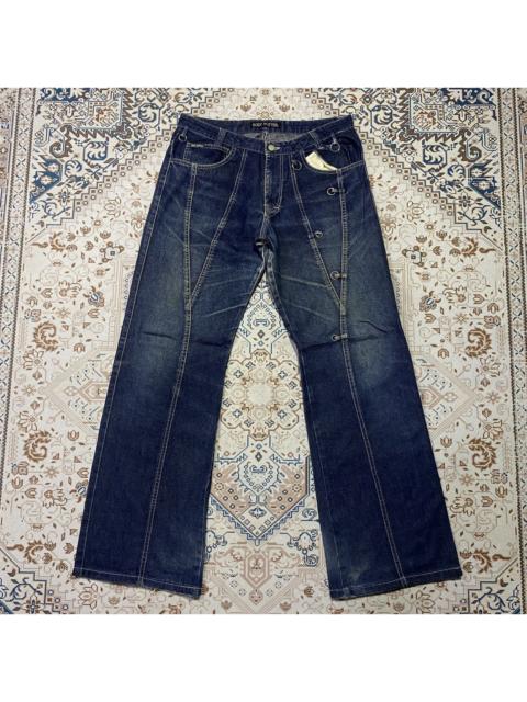 Other Designers If Six Was Nine - 2000s Y2K Body Butter Bondage Flare Jeans