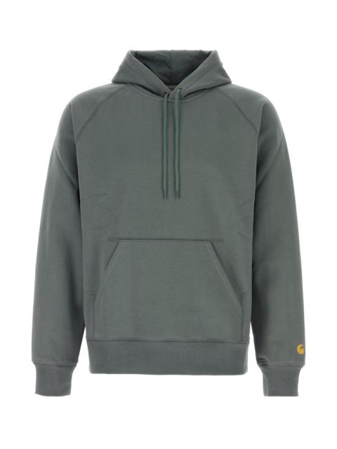 Carhartt Air Force blue cotton blend Hooded Chase Sweat