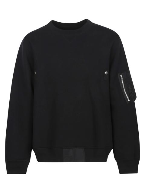 sacai Sacai Men Cotton Crew Neck Sweater