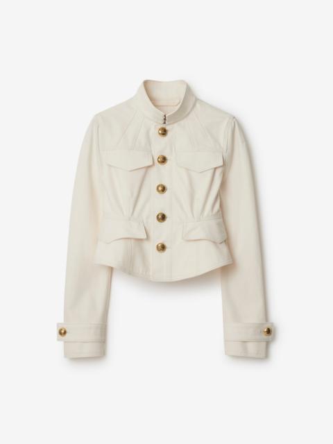 Burberry Cropped Cotton Jacket