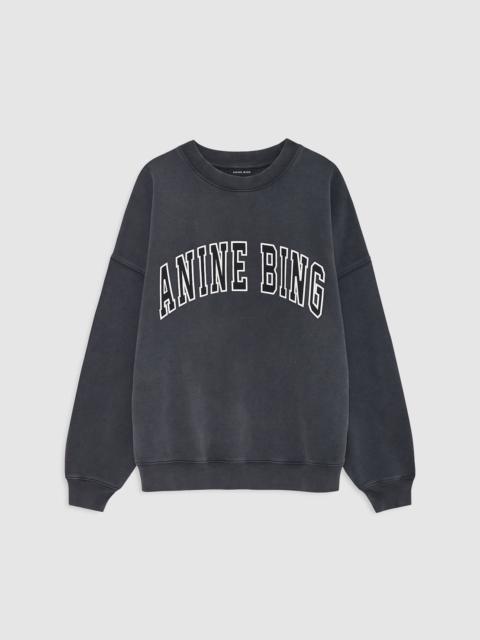 ANINE BING Miles Sweatshirt New Classic - Washed Black