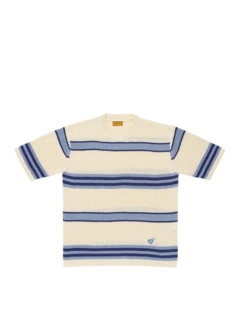 Human Made Striped Short Sleeve Knit Top