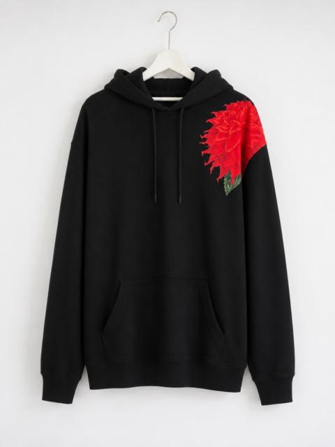 Yohji Yamamoto Yohji Yamamoto 23SS Hibiscus Print Hoodie