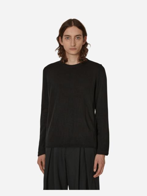 BLACK COMME des GARÇONS Asymmetric Pullover Black