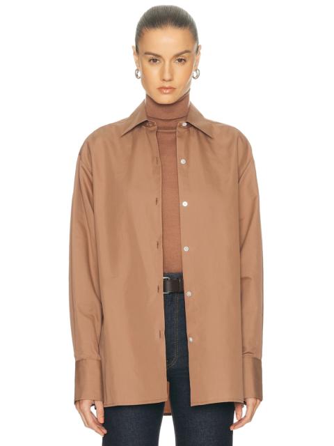 RENGGLI Cotton Silk Button Up Top