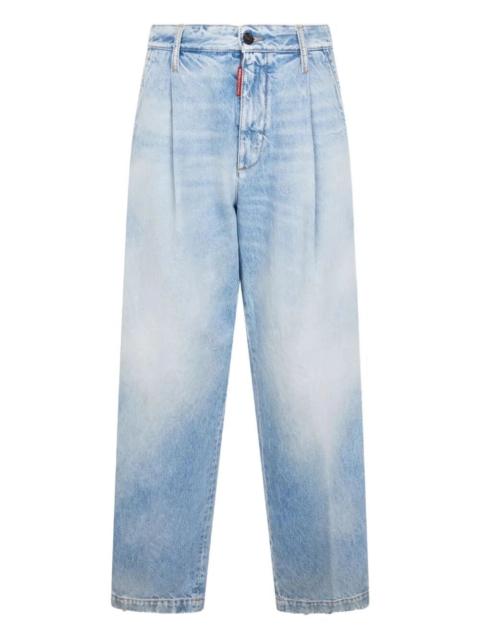 DSQUARED2 Dsquared2 Men One Pleat Denim Pants