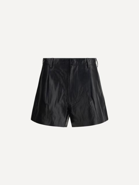 R13 Leather Shorts